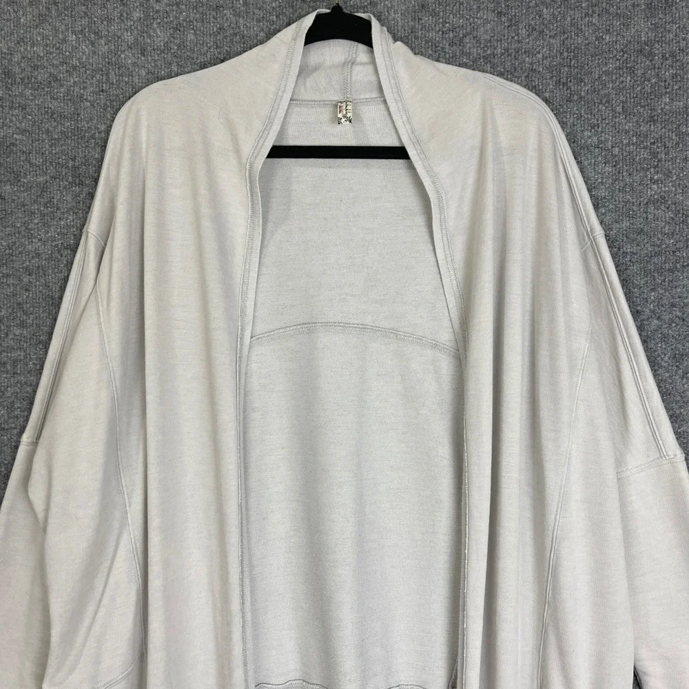 Free People Intimately Duster Cardigan Womens Small Gray Excellent Long Robe